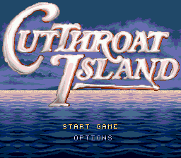 CutThroat Island (USA, Europe) Title Screen
